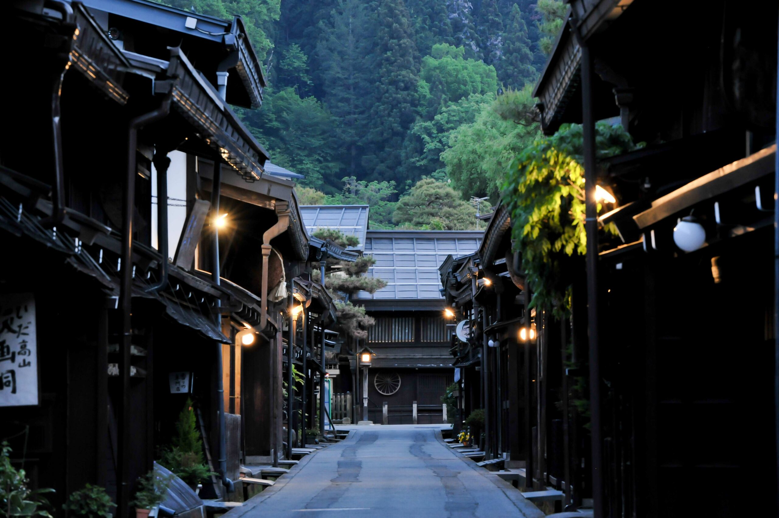 城下町を望む景観